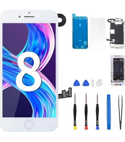 Amazon.com: Risidamoy - Pantalla de repuesto para iPhone 8 SE de